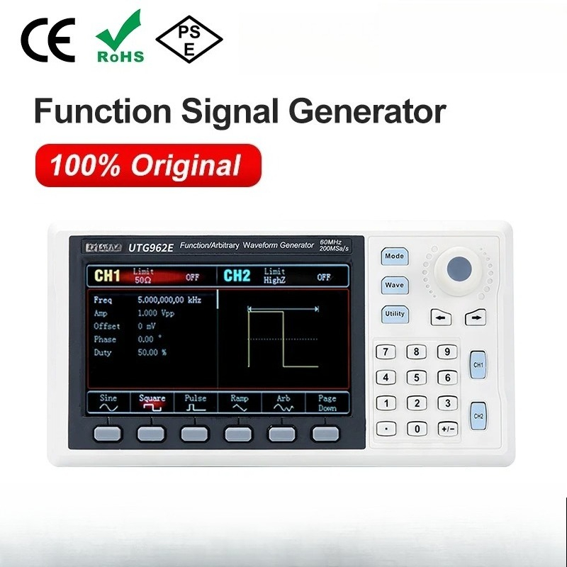 Générateur de signaux de fonct - Dual Channel Arbitrary Waveform Function Generator 60Mhz avis et prix