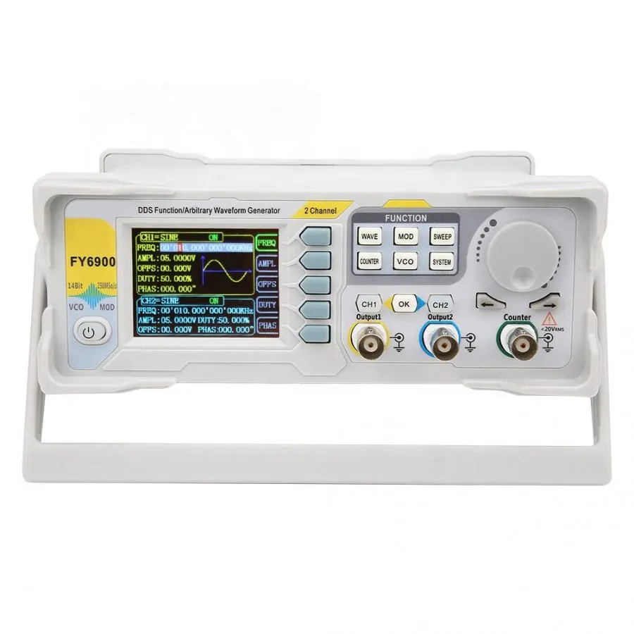 Générateur de signaux arbitrai - Dual Channel Arbitrary Waveform Function Generator 60Mhz avis et prix
